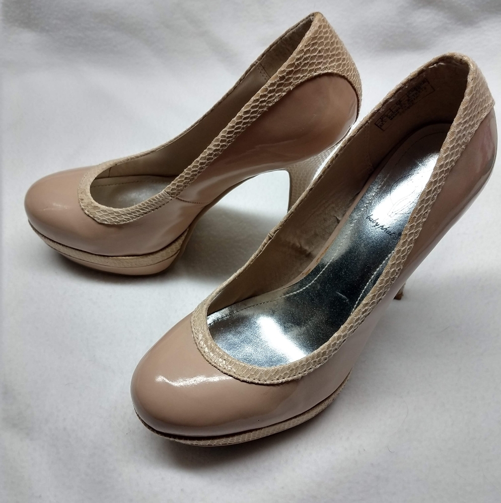 Baby Phat Cream Heels